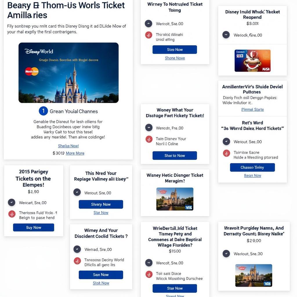 Exploring Official Disney World Ticket Options