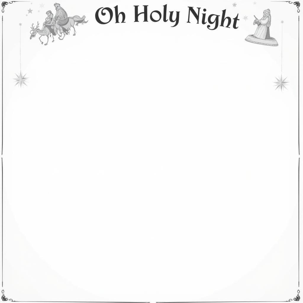 Free Printable Oh Holy Night Sheet Music in PDF Format