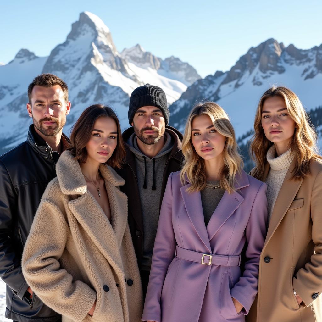 One by One Characters: Influencers on a Deadly Ski Trip