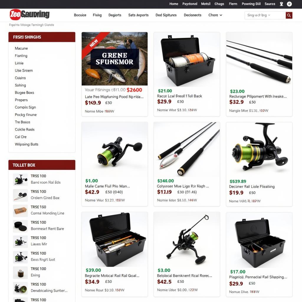 Online fishing gear deals with free shipping