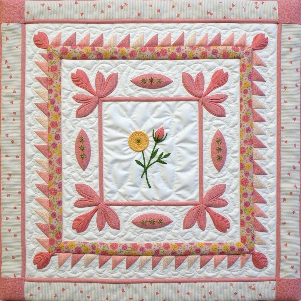 Enhancing Panel Quilts with Borders and Embellishments