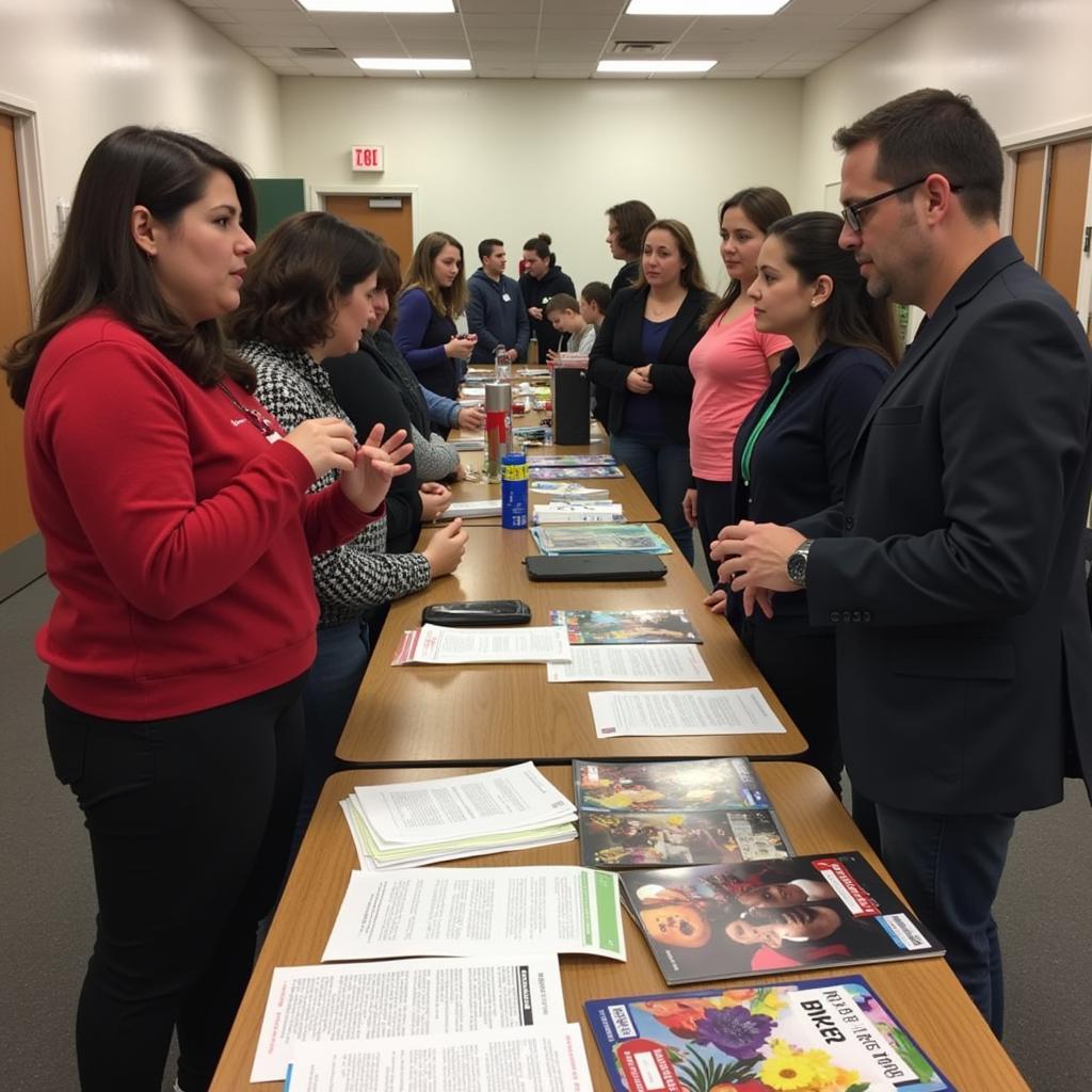 Parents Networking for School Supplies