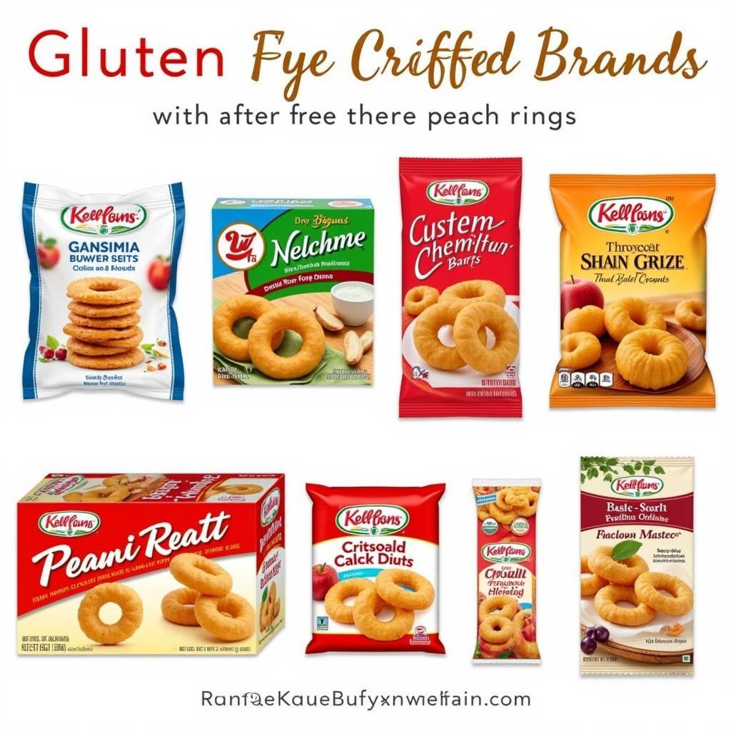 Various Brands of Gluten-Free Peach Rings