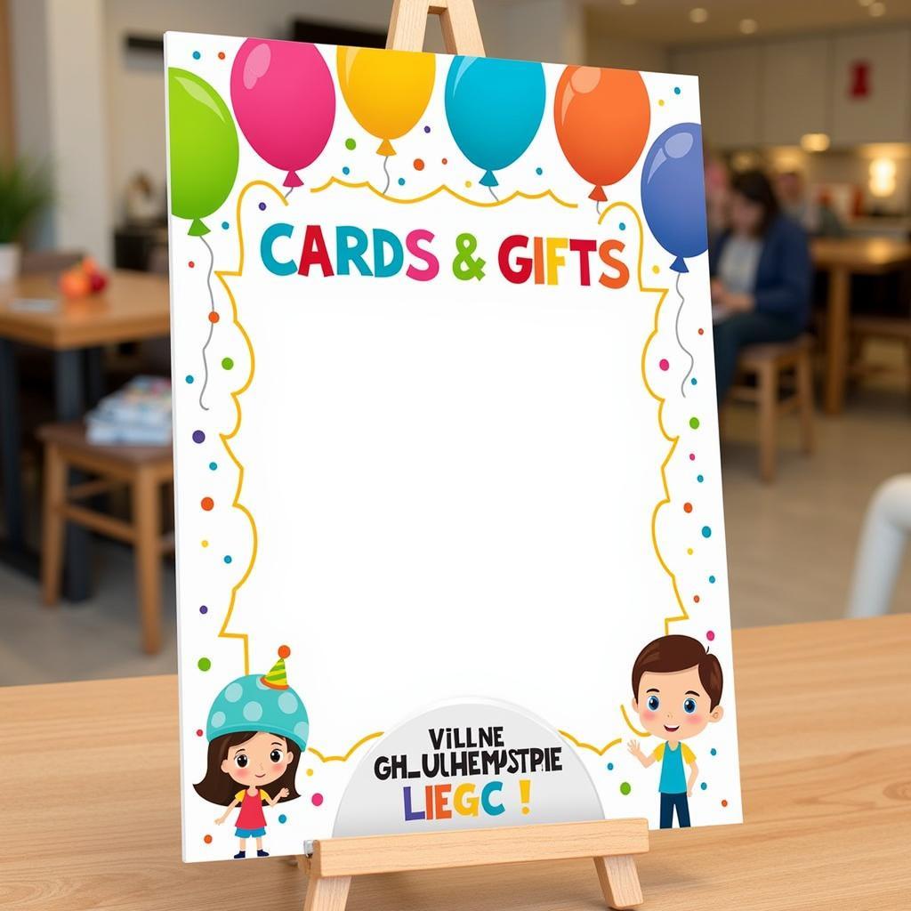 Personalized Cards & Gifts Sign for Birthday