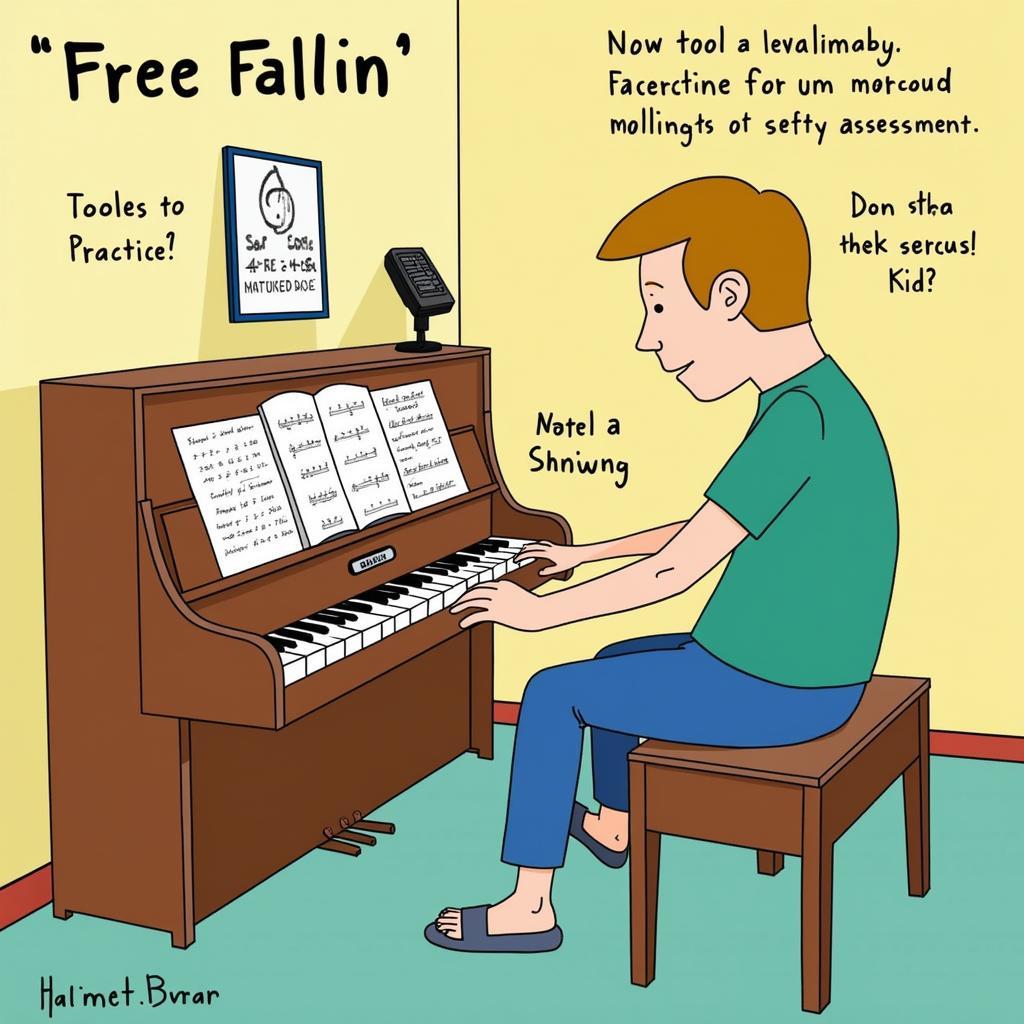 Mastering Free Fallin' on the Piano