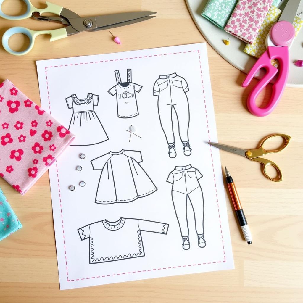 Printable 18 Doll Clothes Patterns