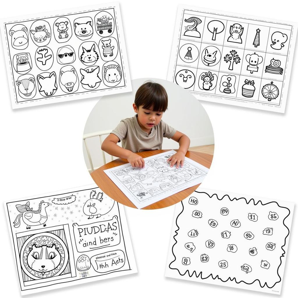 Printable Placemat Patterns for Kids