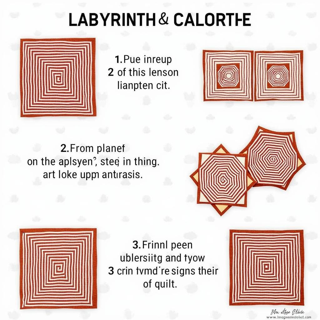 Quilting a Labyrinth Pattern Step-by-Step