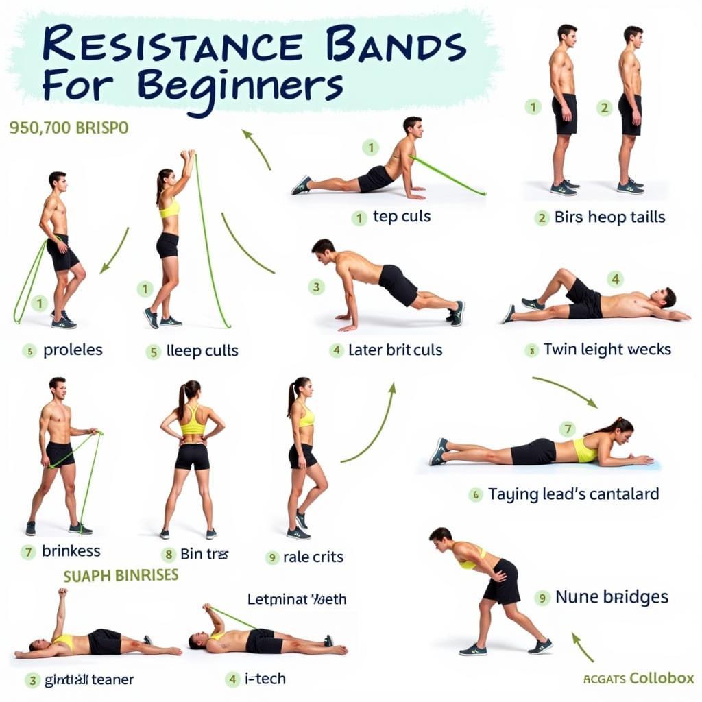 Beginner Resistance Band Exercise Chart