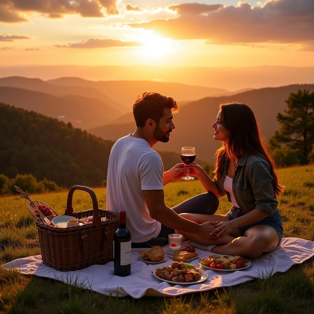 Romantic Picnic for Valentine's Day