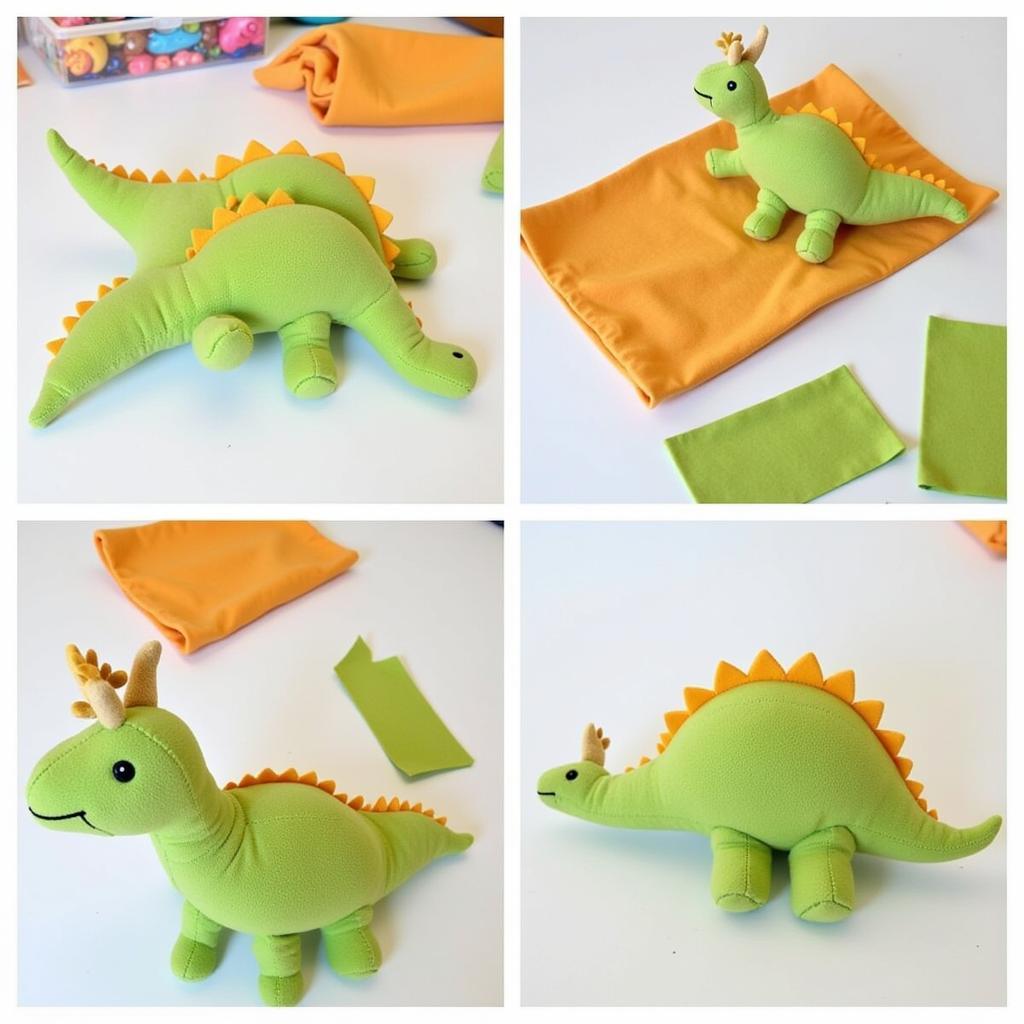 Sewing a Dinosaur Plushie Step-by-Step