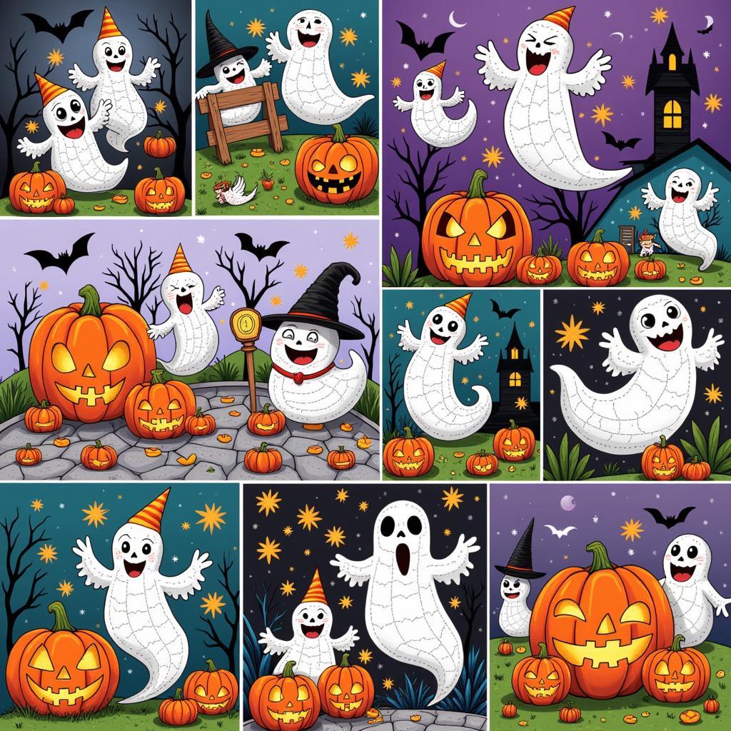 Spooky Halloween Puzzle Designs