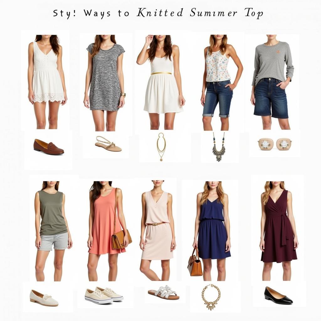 Styling Knitted Summer Tops