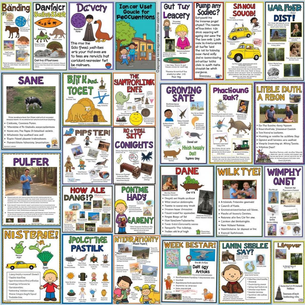 Subject-Specific Educational Posters