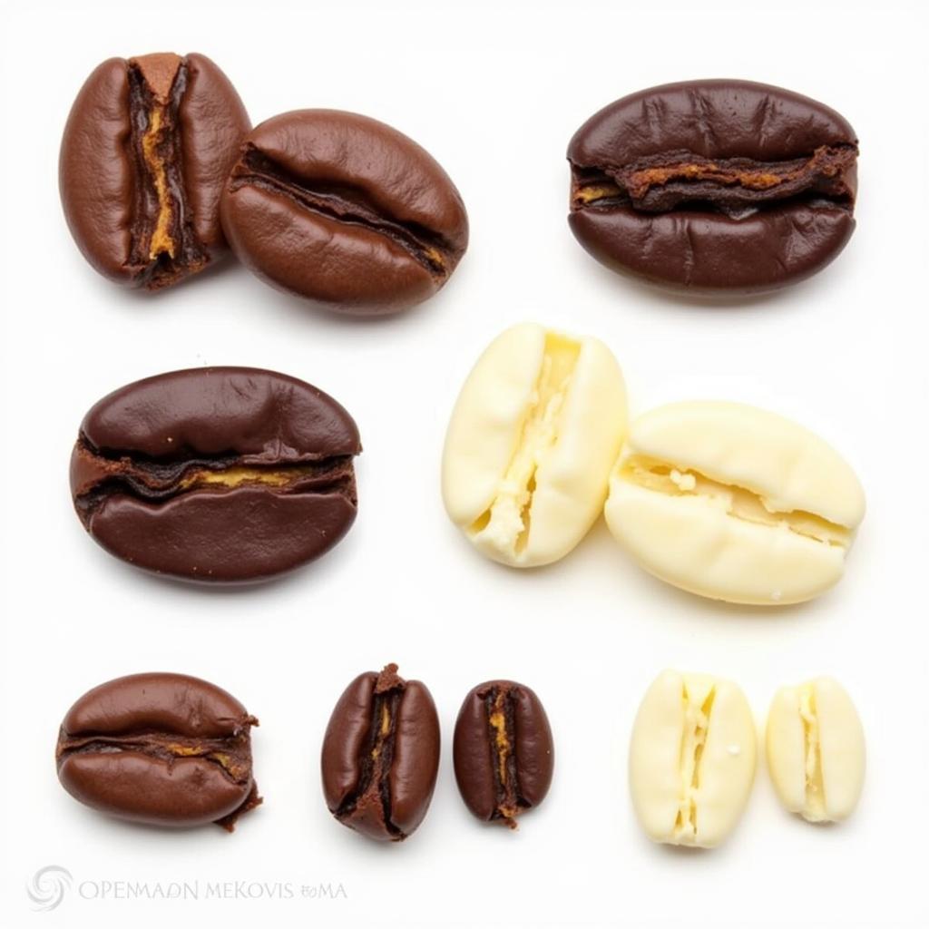 Different Types of Sugar Free Chocolate Covered Coffee Beans