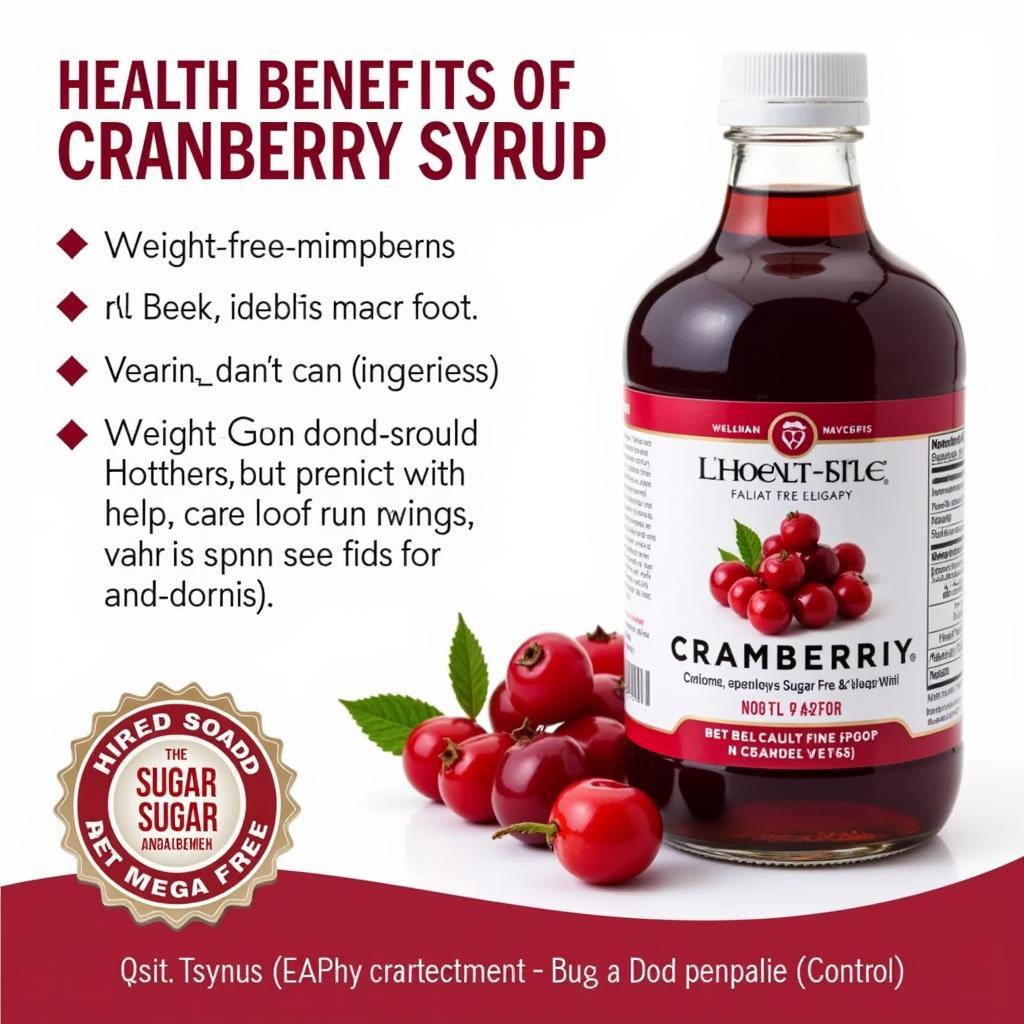 Benefits of Sugar Free Cranberry Syrup