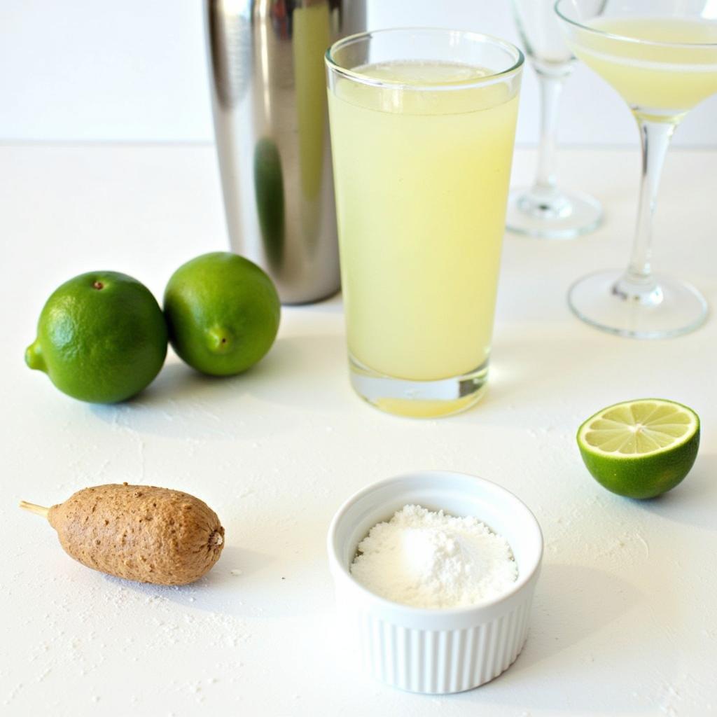 Ingredients for a Sugar Free Daiquiri Mix