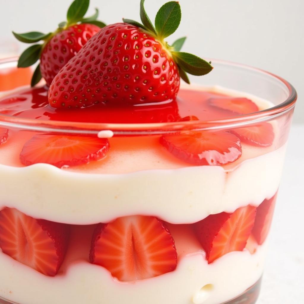 Creamy Sugar-Free Jello with Cream Cheese Dessert