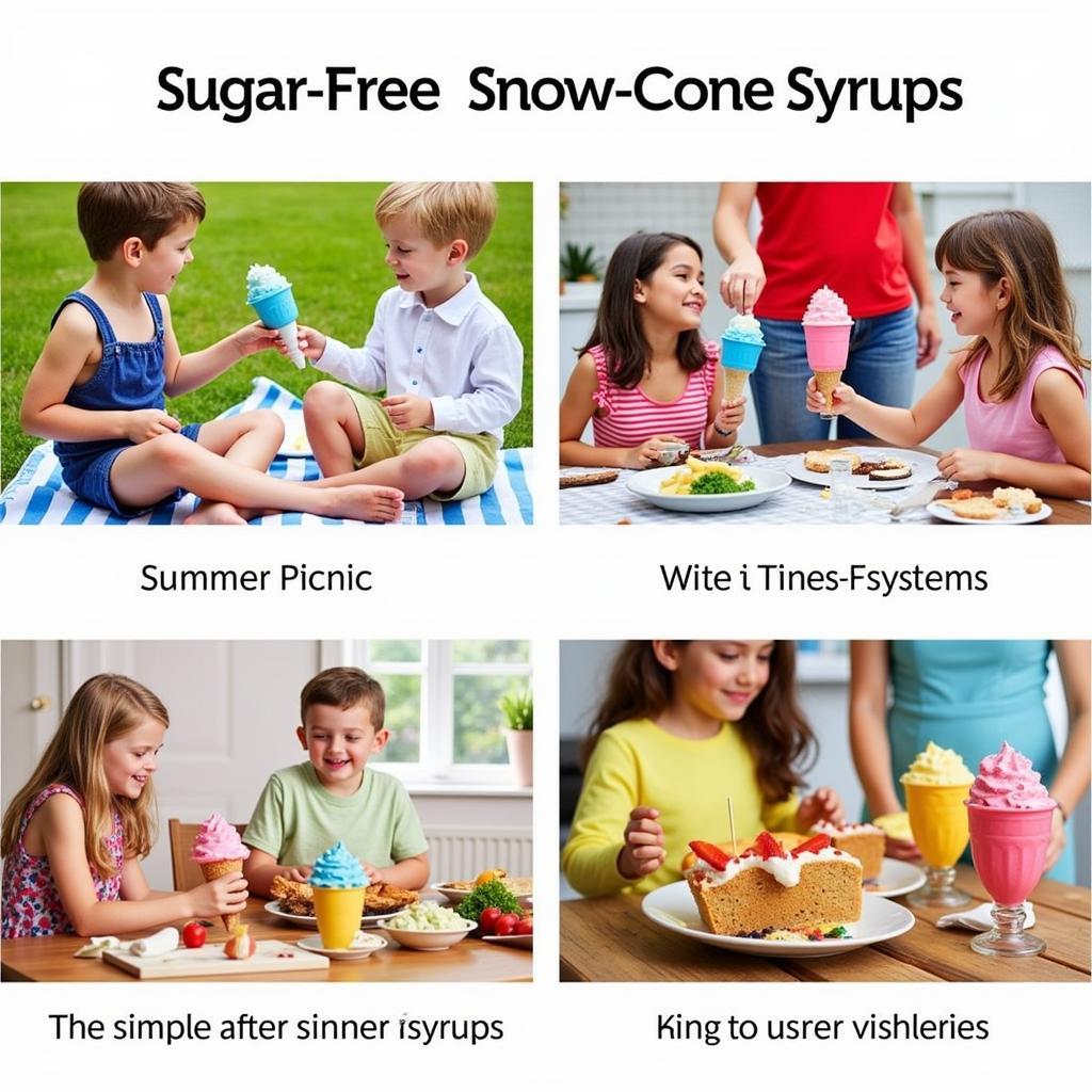 Sugar-Free Snow Cones for Different Occasions