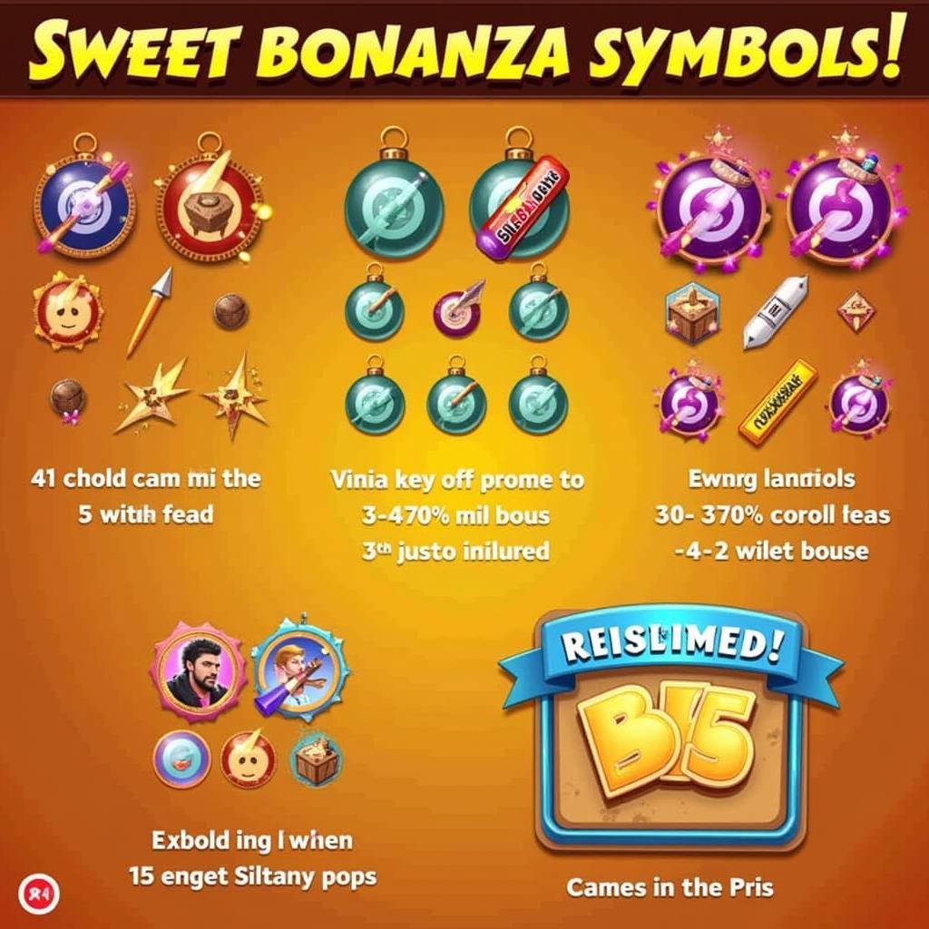 Sweet Bonanza Multiplier Symbols