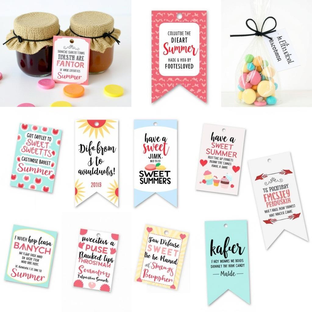 Sweet Summer Printable Tag Ideas