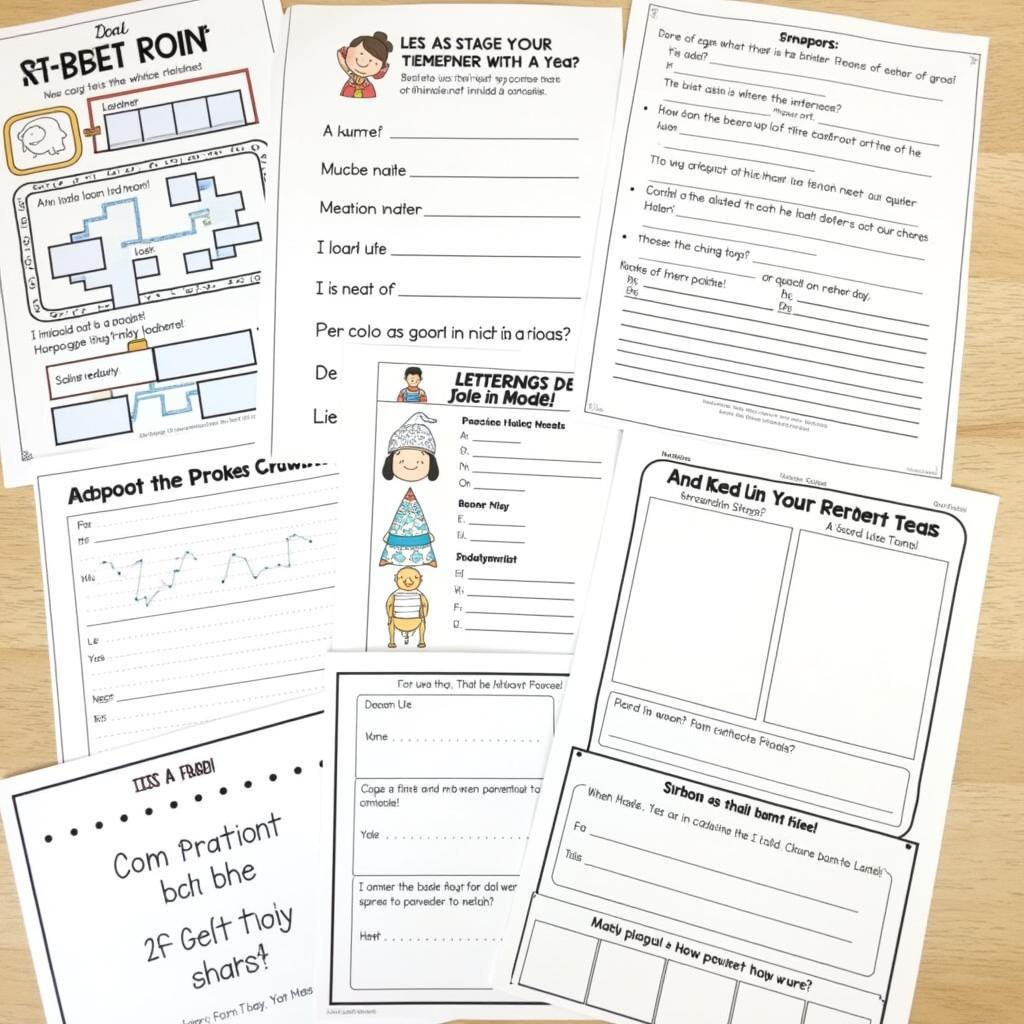 Free printable teacher letter activity ideas