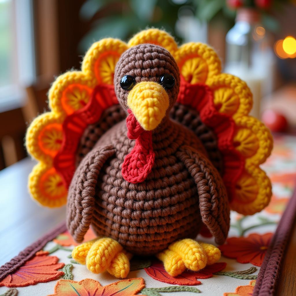 Free Crochet Thanksgiving Turkey Pattern