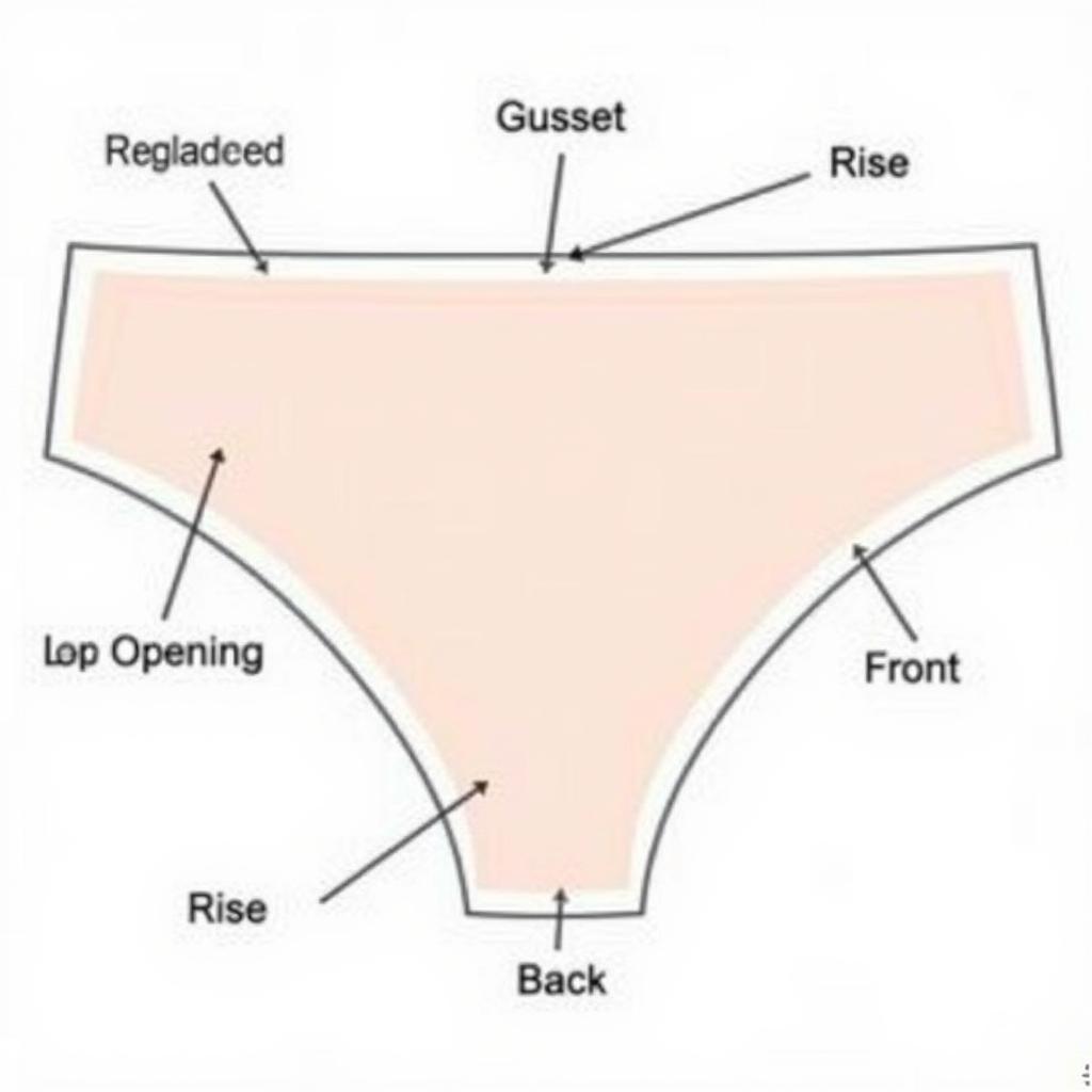 Thong Sewing Pattern Terminology Illustrated