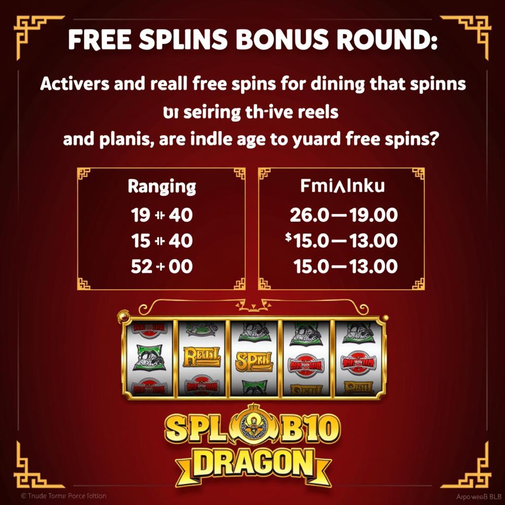 Triple Fortune Dragon Bonus Features