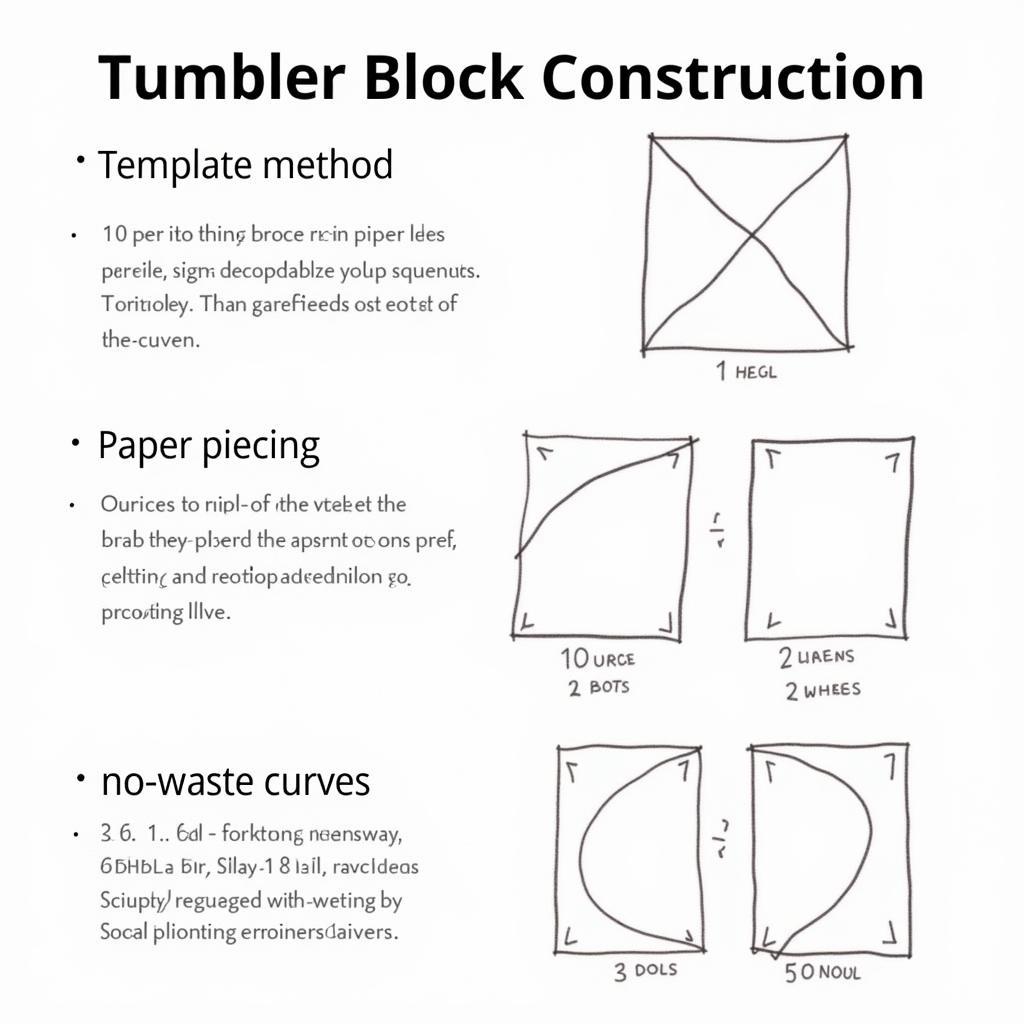 Different Tumbler Block Construction Techniques