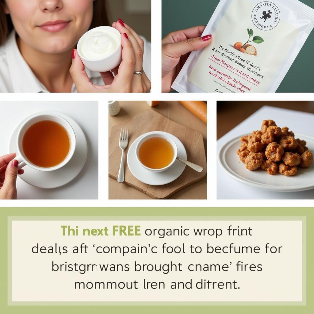 Enjoying and Using Free Organic Sample Products