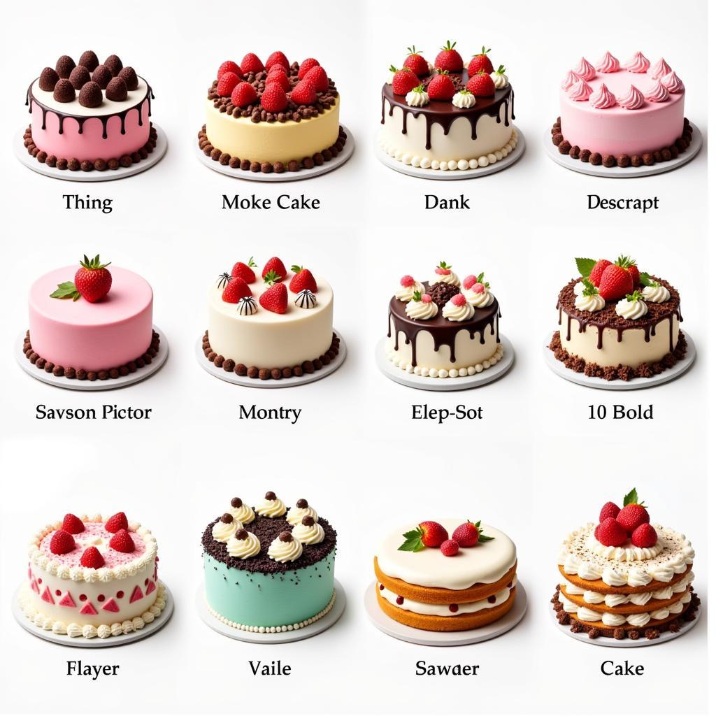 Variety of Allergy-Free Cakes