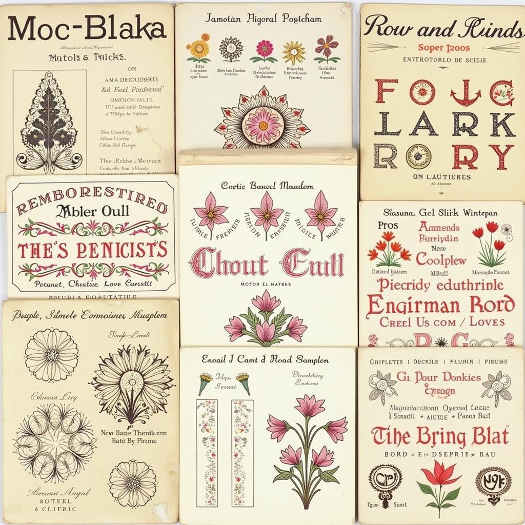 Different Types and Styles of Vintage Embroidery Patterns