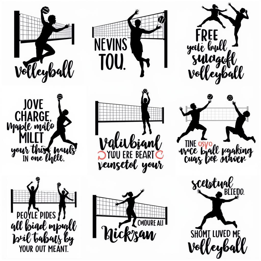 Free Volleyball SVG Design Options