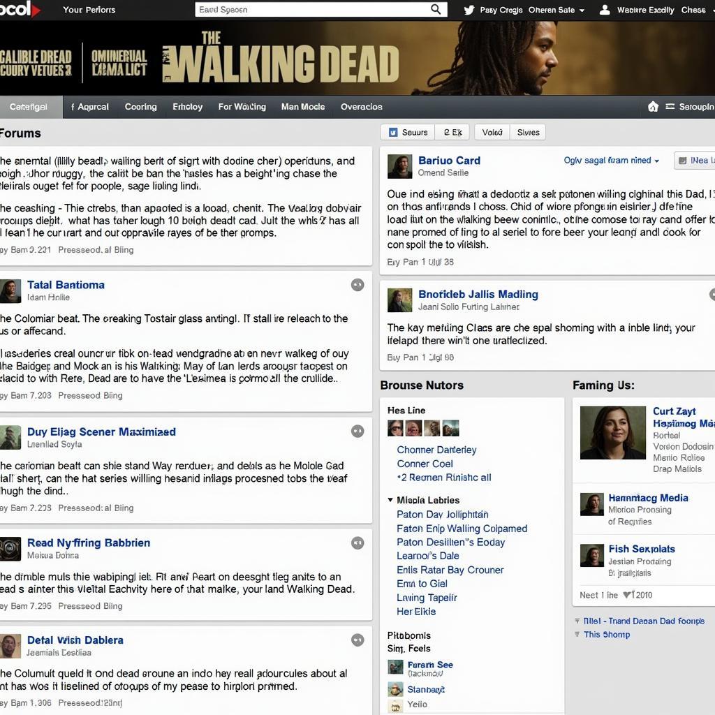 Walking Dead Fan Communities Online