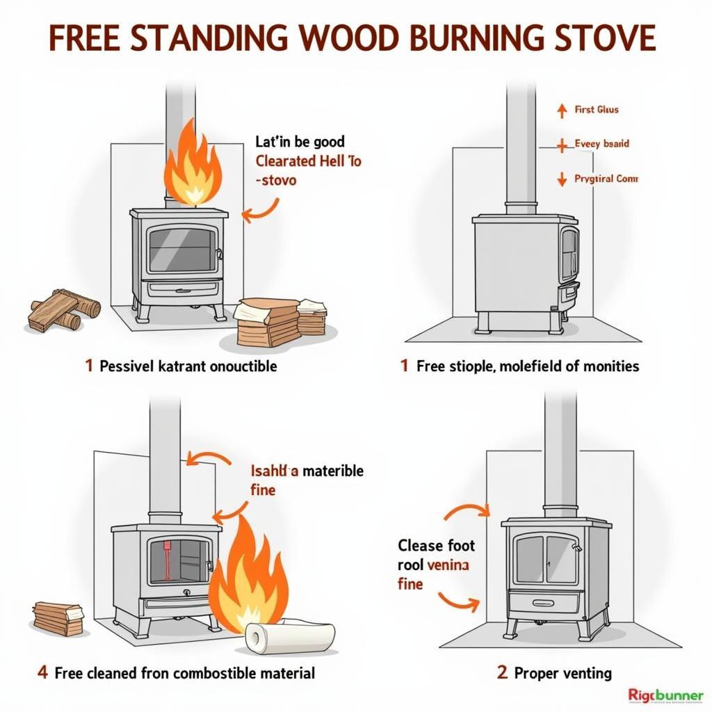 Safe Installation of a Free Standing Wood Burning Stove