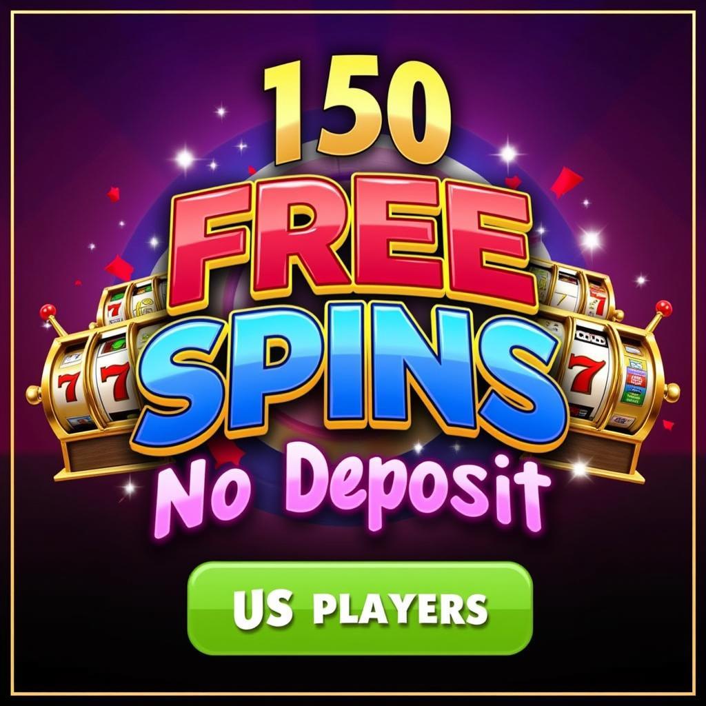 150 Free Spins No Deposit USA Banner Image