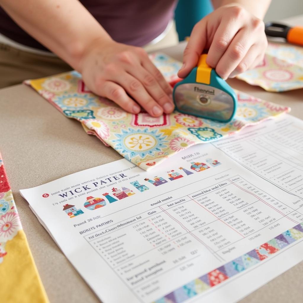 Cutting Fabric for a 3-Yard Quilt Pattern