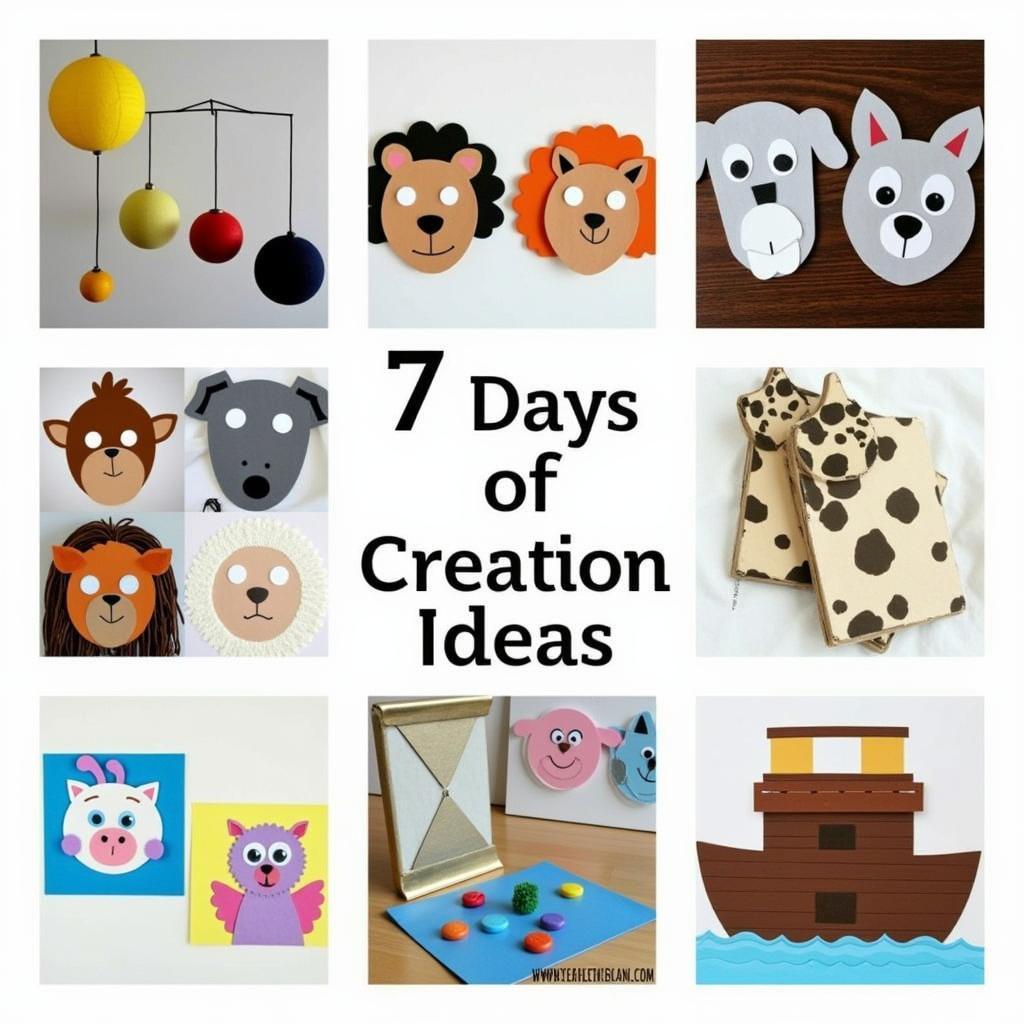 7 Days of Creation Activities and Crafts