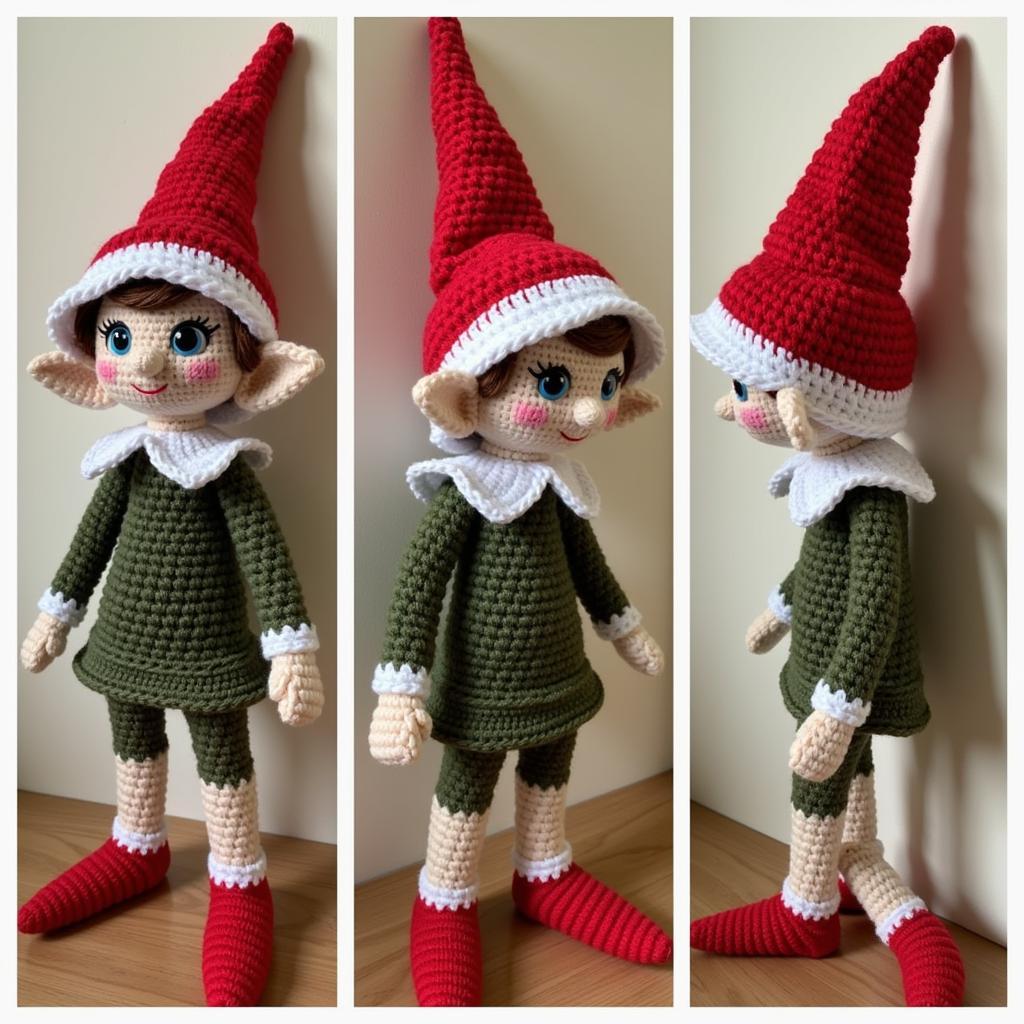 Creating an Intricate Crochet Elf on the Shelf