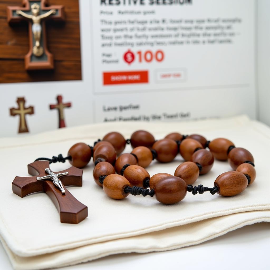 Affordable Wooden Rosary Available Online