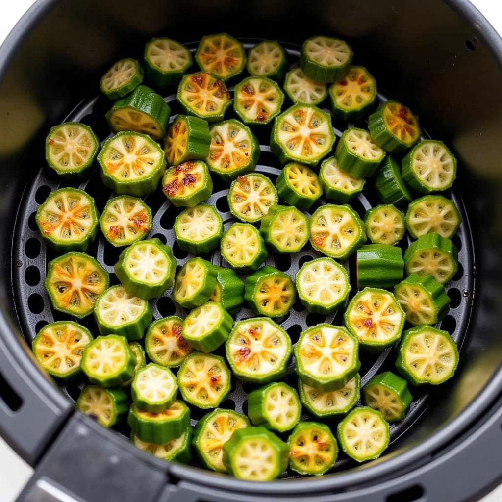 Crispy Gluten-Free Okra in an Air Fryer