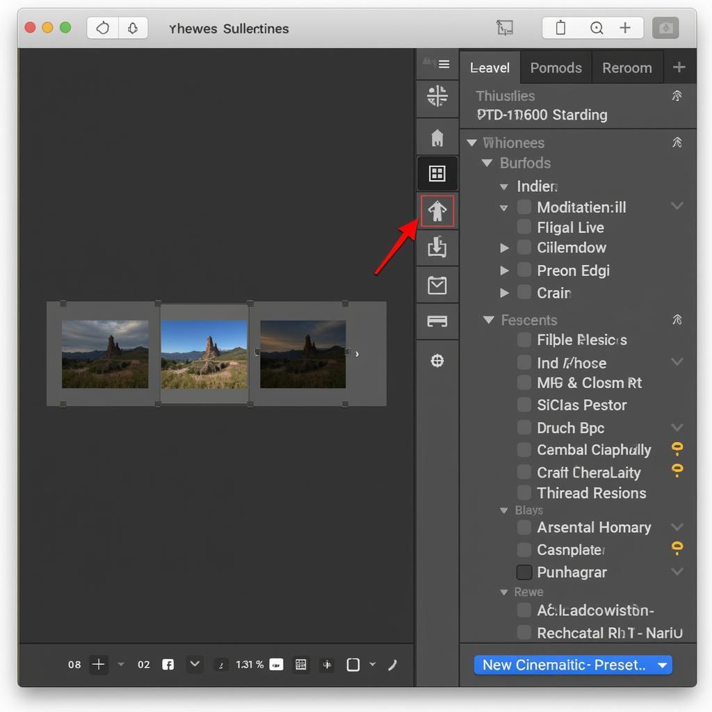Applying Cinematic Presets in Adobe Lightroom