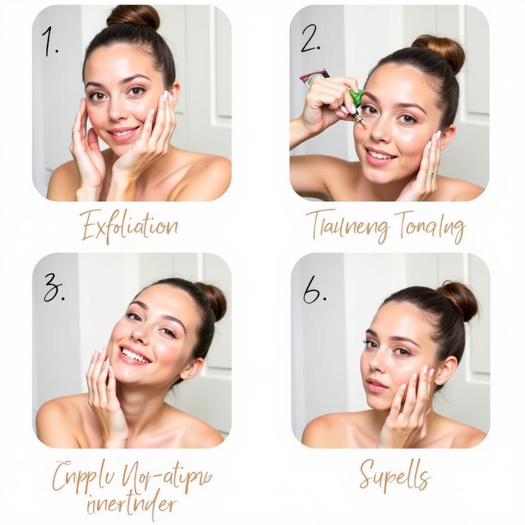 Steps to apply oil-free self tanner for face