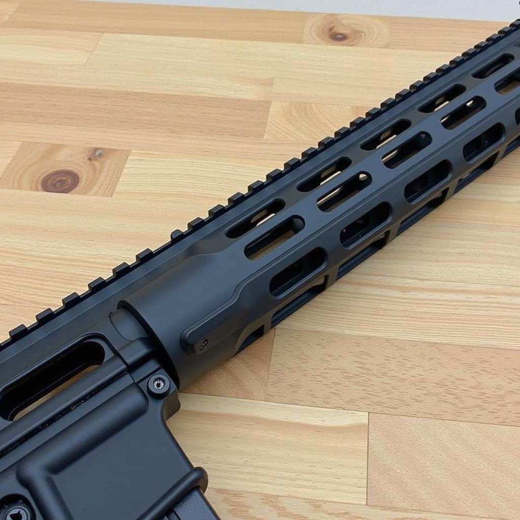 AR-15 with Installed Free Float Handguard