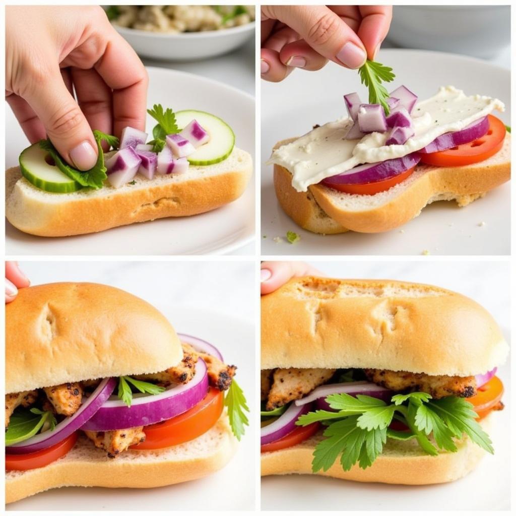 Assembling a Gluten-Free Banh Mi