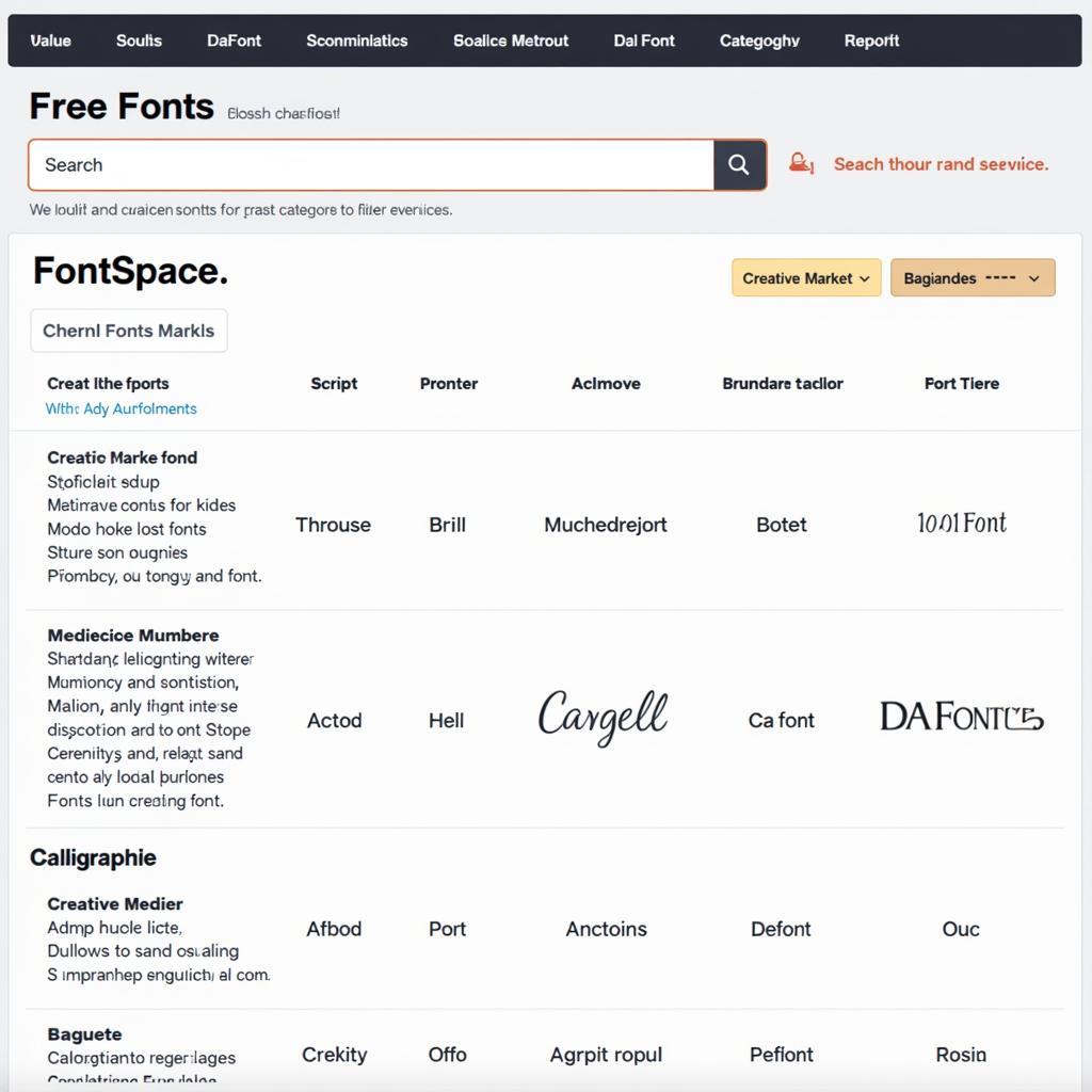 Free Font Download Platforms