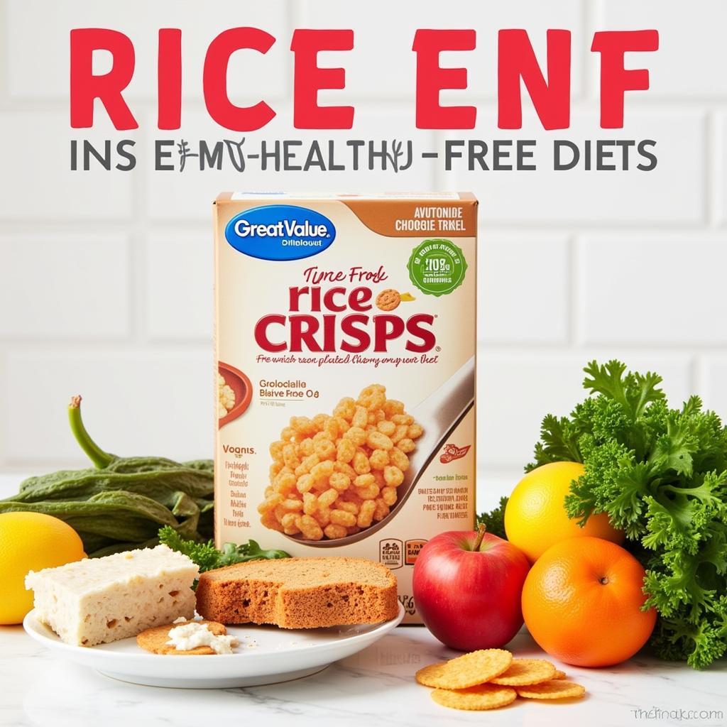 Balanced Gluten-Free Meal with Rice Crisps