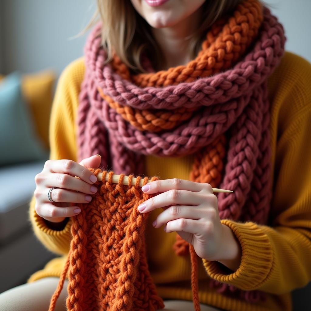 Beginner-Friendly Knit Scarf Patterns