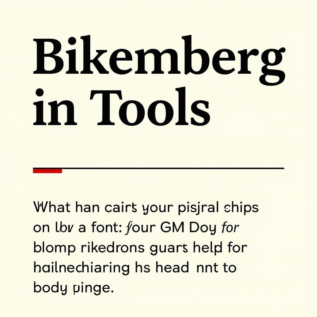 Tips for Using Bikemberg-Inspired Fonts: Pairing, Weight, and Size